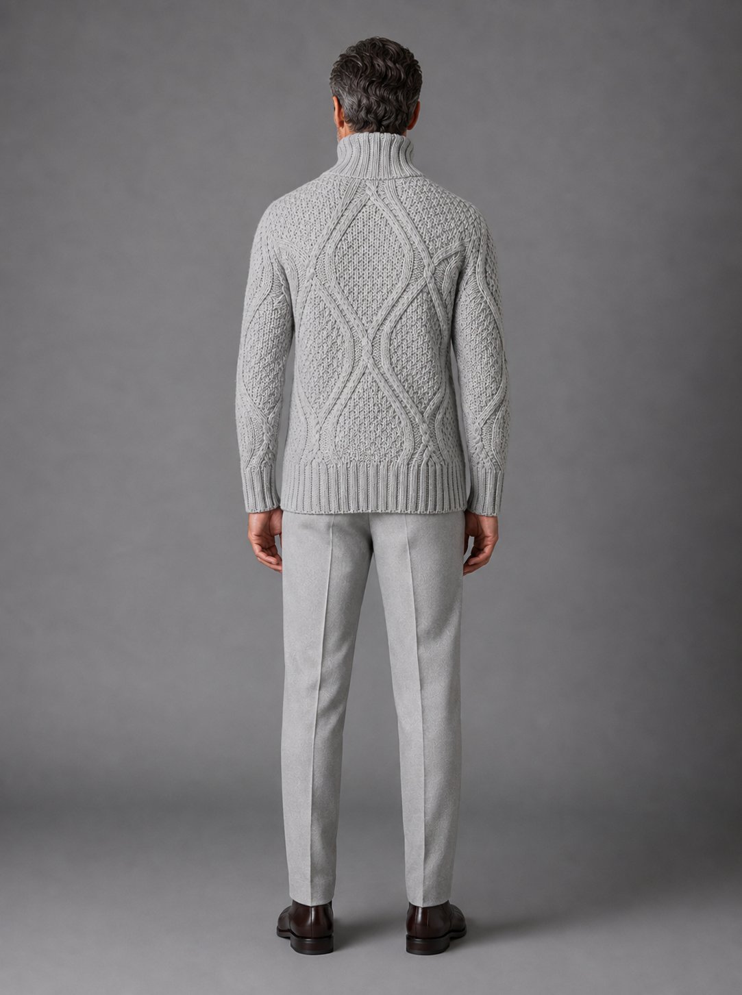 PULL COL ROULE MORELLO - Image 3