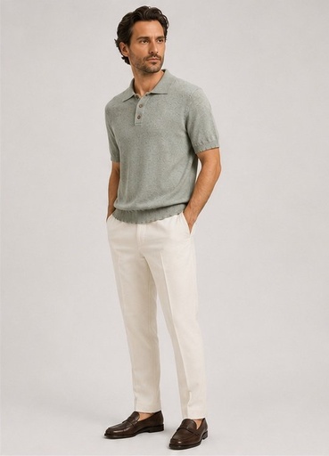 Polo washed maille VALENTIN — vue alternative